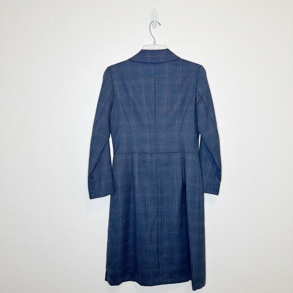 Vintage Pendleton Double Breasted Plaid Wool Coat Dress Size 6 Made in the USA - Picture 7 of 9
